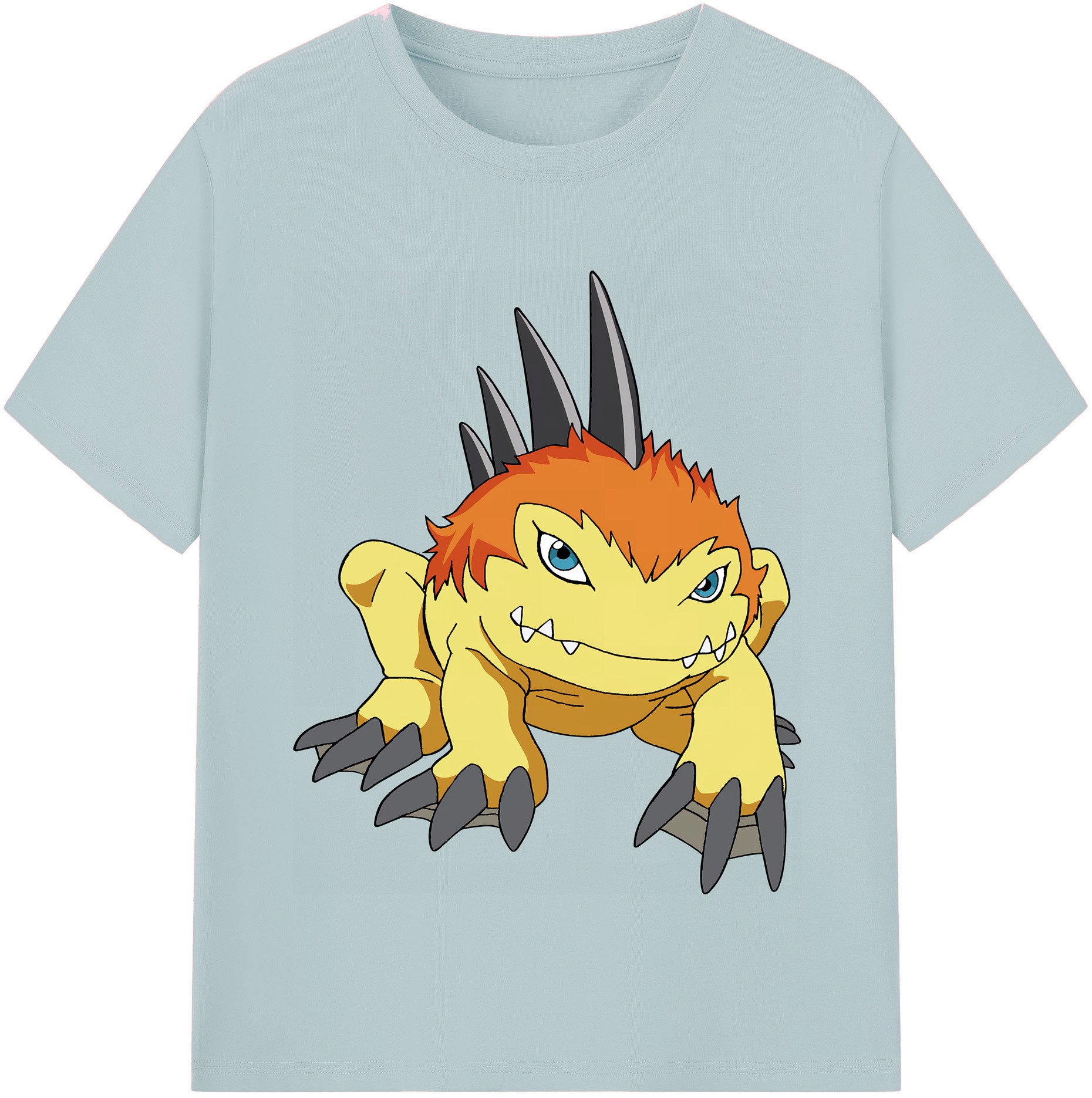 （画像用） Digimon デジタルモンスター/デジモン 綿100％半袖Tシャツ（フロントプリント）